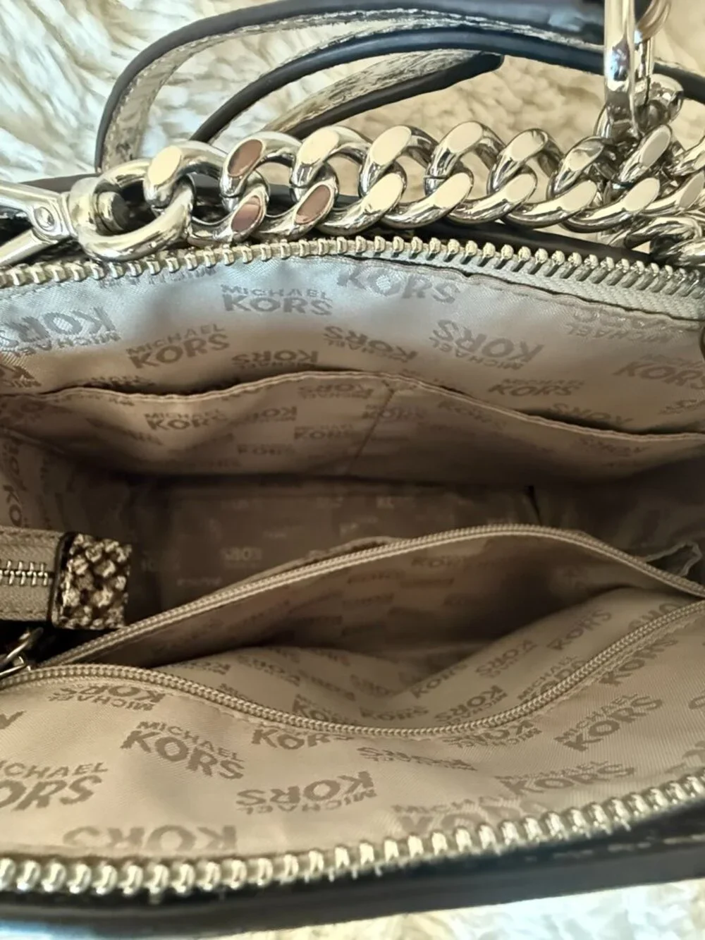 Michael Kors genuine leather bag